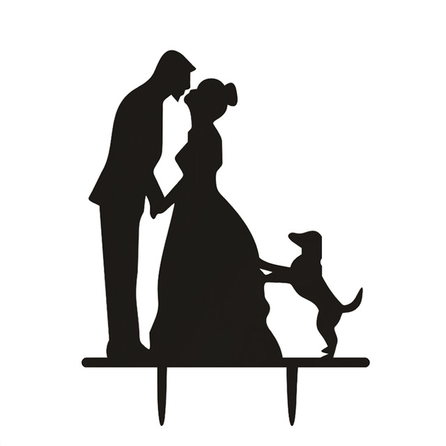 Wedding Party Silhouette at GetDrawings | Free download