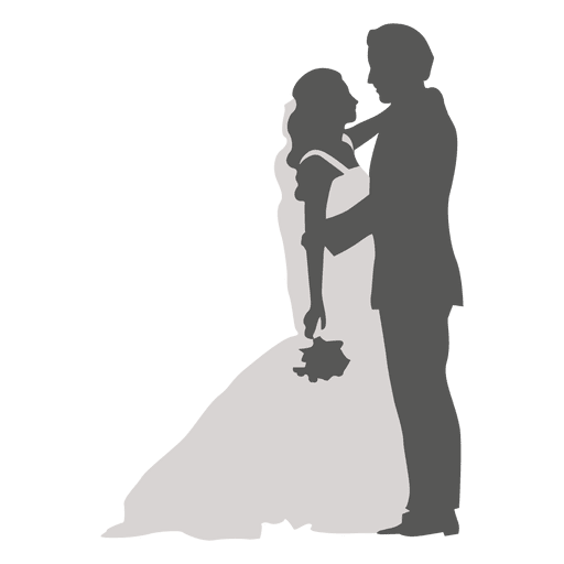512x512 Wedding Party Silhouette Png