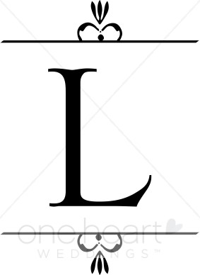 283x388 Wedding Monogram L Clipart Wedding Monograms