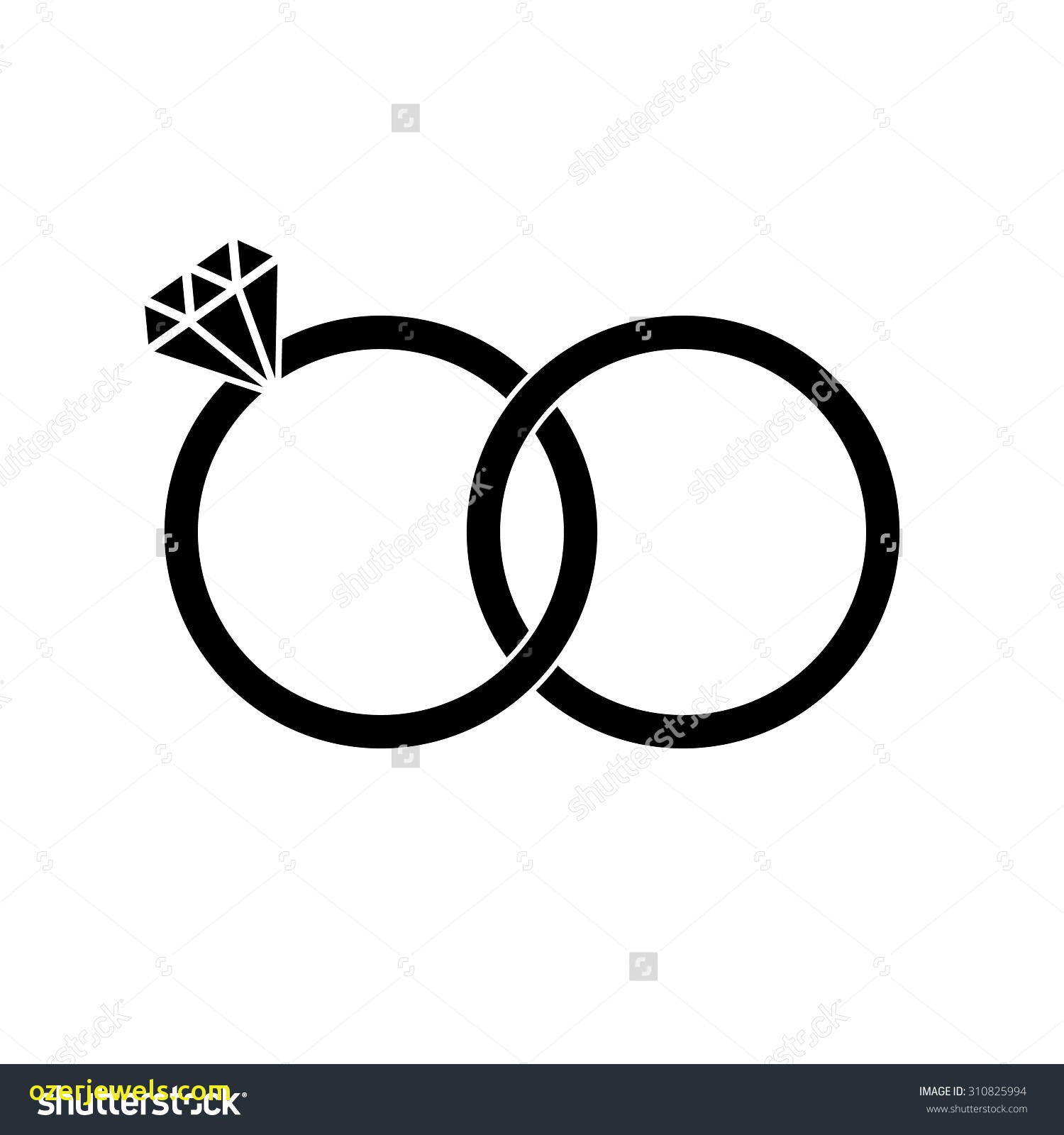 Wedding Ring Silhouette at GetDrawings | Free download
