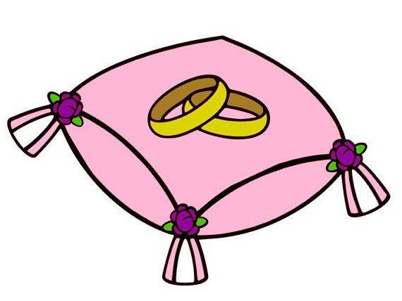 570x428 Svg, Studio3 Wedding Rings Pillow Files For Silhouette Amp Cricut