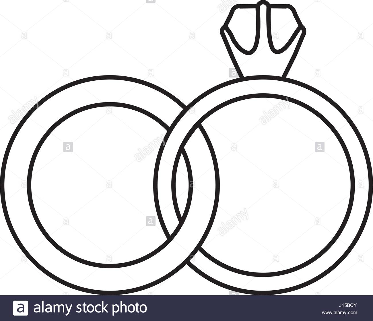 1300x1118 Black Silhouette Of Wedding Rings Stock Vector Art Amp Illustration