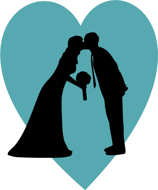 612x738 Making Your Own Wedding Silhouette