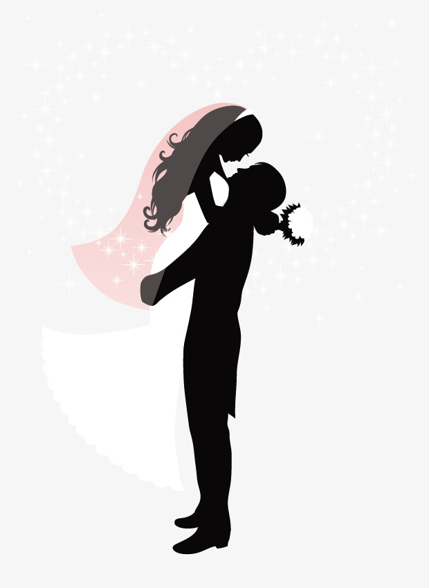 620x850 Wedding Silhouettes Vector Graphics, Wedding Dress, Wedding