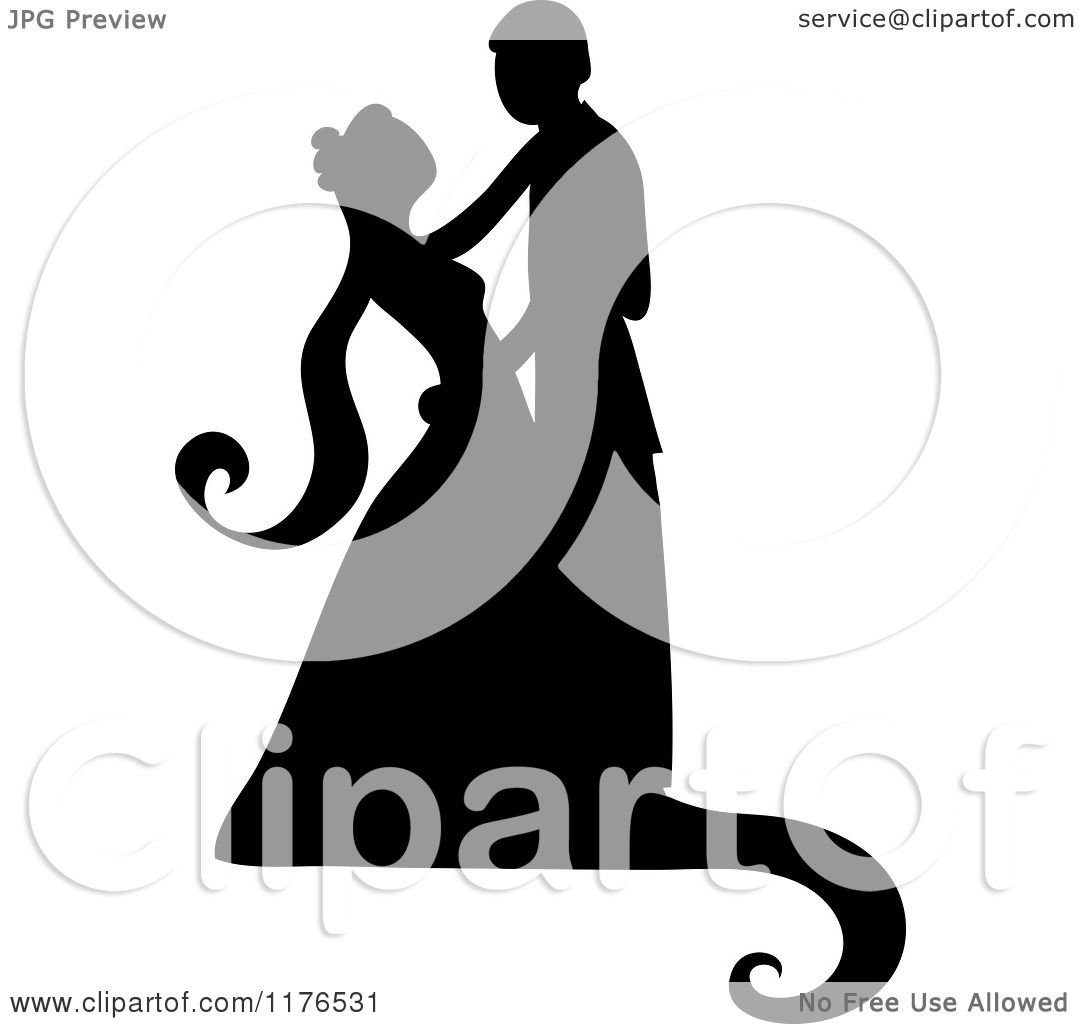 1080x1024 Clipart Of A Black Silhouetted Wedding Couple Dancing 3