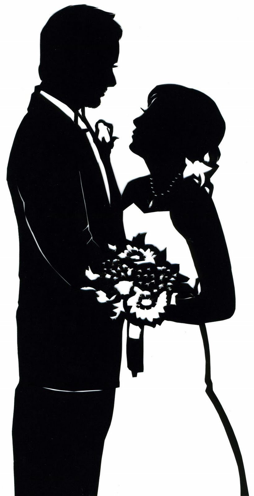 819x1600 Custom Wedding Silhouette