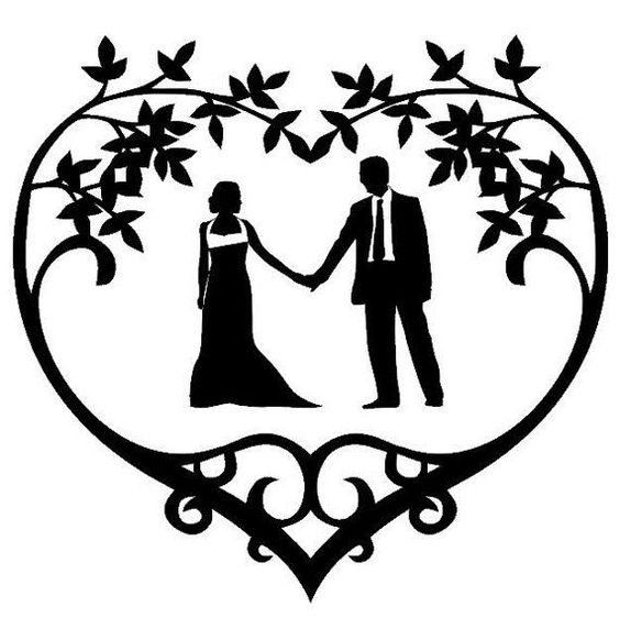 564x562 Wedding Silhouette Clip Art For Free 101 Clip Art