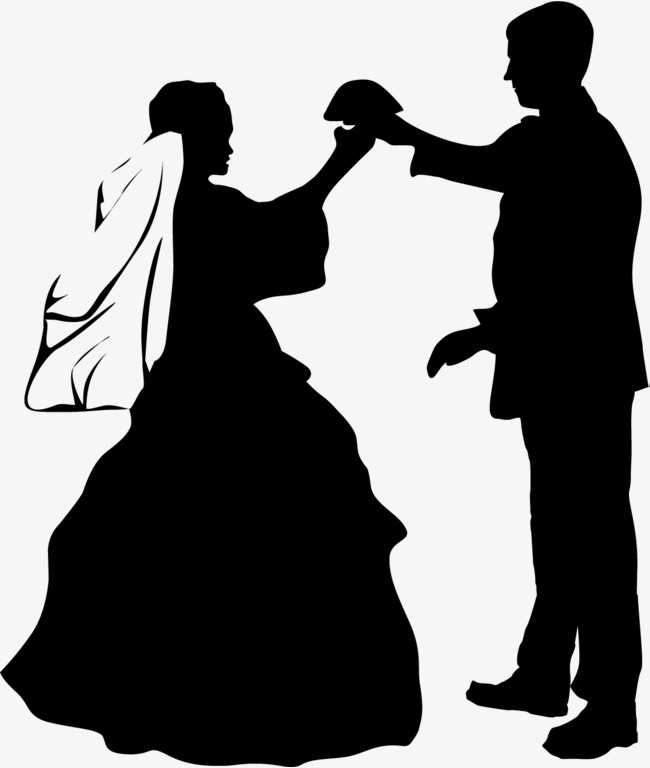 650x768 Wedding Dress, Wedding Silhouette, Figure Png And Vector For Free