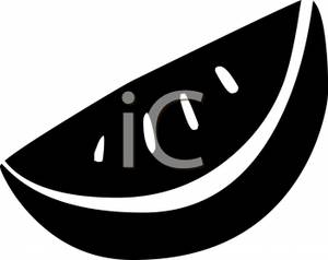 300x238 Silhouette Of A Wedge Of Watermelon