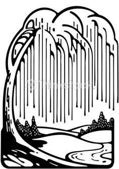 236x334 Trunk Outlines Tree Drawing Weeping Willow, Tattoo