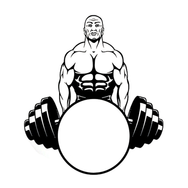 640x640 14.7cm16.9cm Interesting Weightlifting Bodybuilding Sports