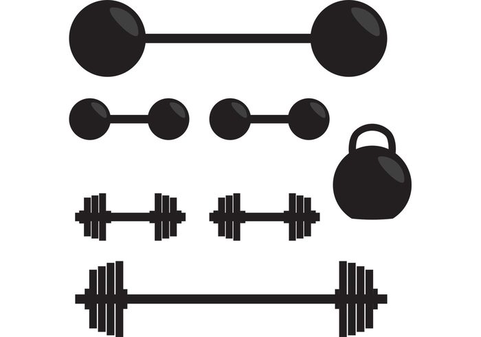 700x490 Weightlifting Silhouette Clipart Collection