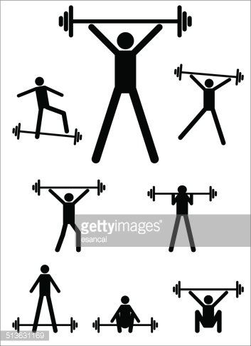 353x485 Sport Of Weightlifting Premium Clipart
