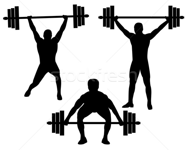 600x480 Weightlifting Stock Vectors, Illustrations And Cliparts Stockfresh