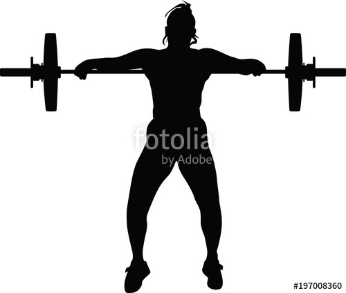 500x424 Weight Lifting Girl Stock Image And Royalty Free Vector Files