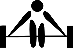 300x199 Olympic Sports Weightlifting Pictogram Clip Art