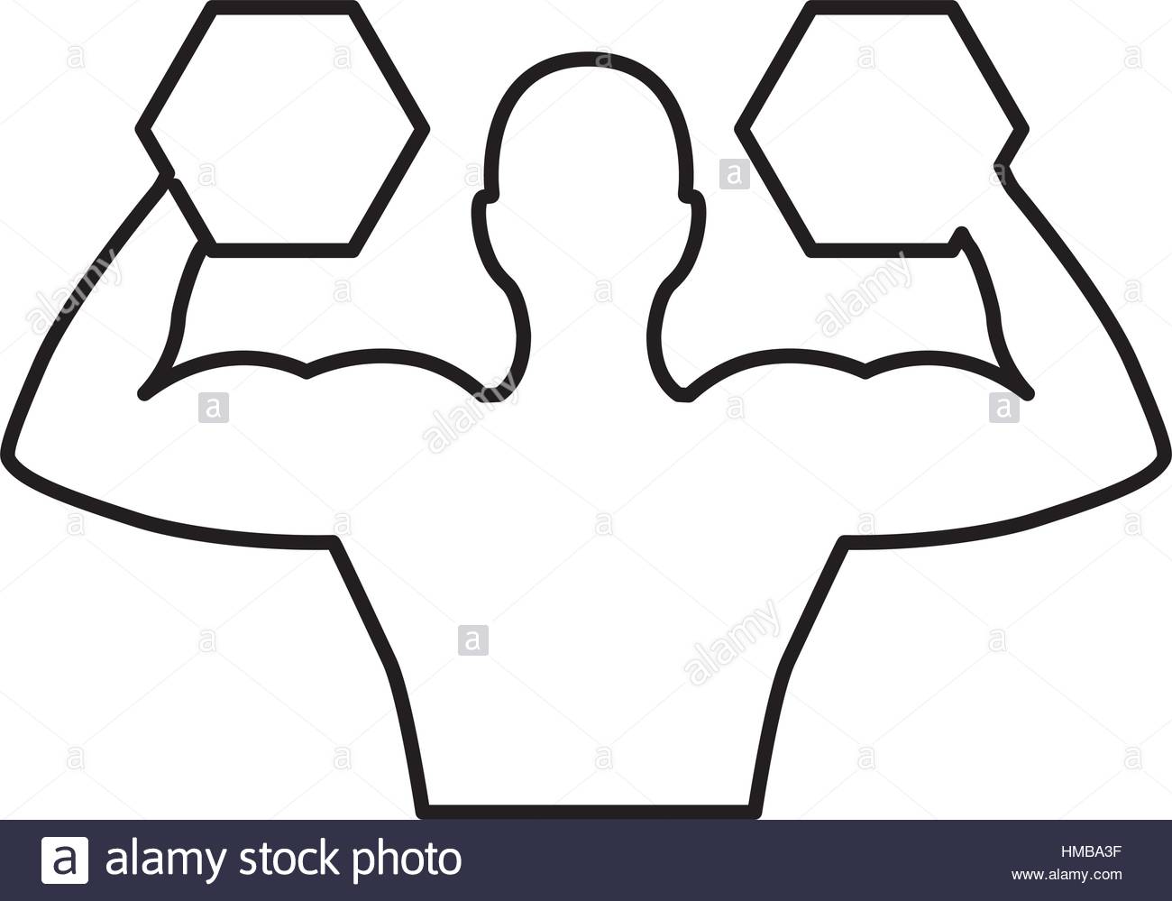 1300x999 Weight Lifting Athlete Silhouette Vector Illustration Design Stock