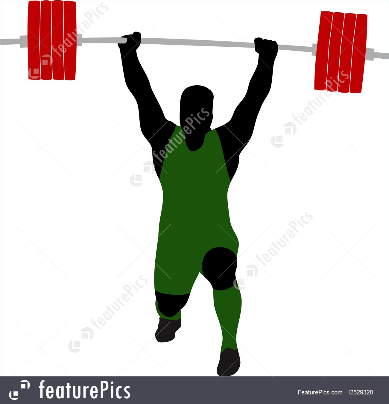 1300x1350 Athletics Silhouette Of Weightlifter
