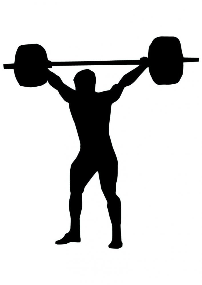 707x1000 Weight Lifting Silhouette