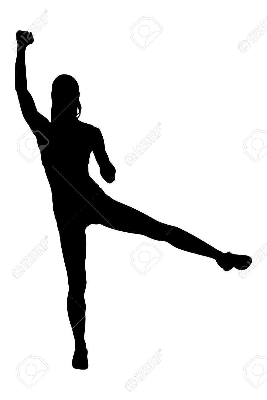 866x1300 Silhouette Lifting Weights Clipart