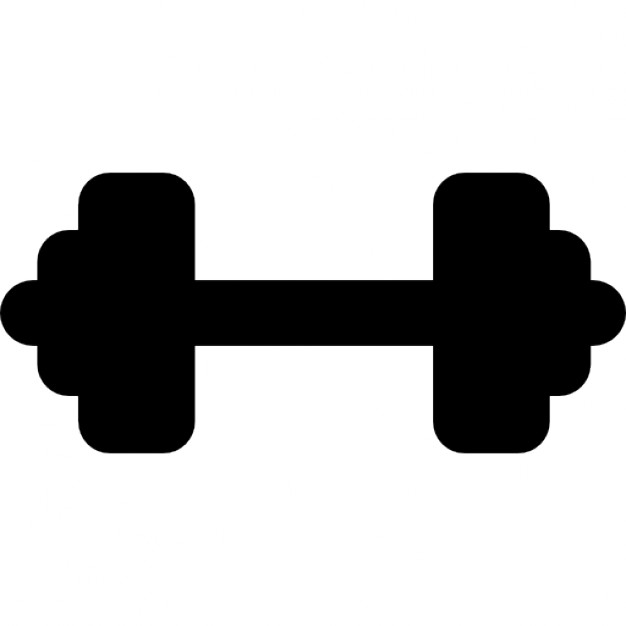 626x626 Weight Silhouette For Medical Sport Practice Icons Free Download