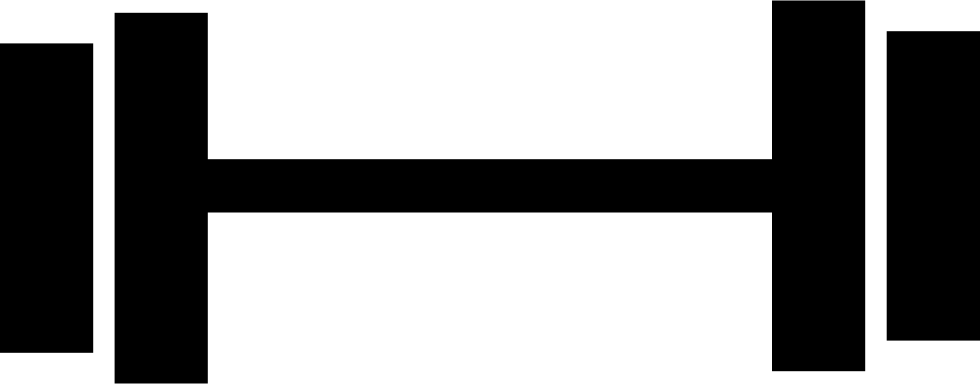 980x384 Weights Silhouette Svg Png Icon Free Download ( 22223