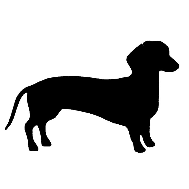 Weiner Dog Silhouette