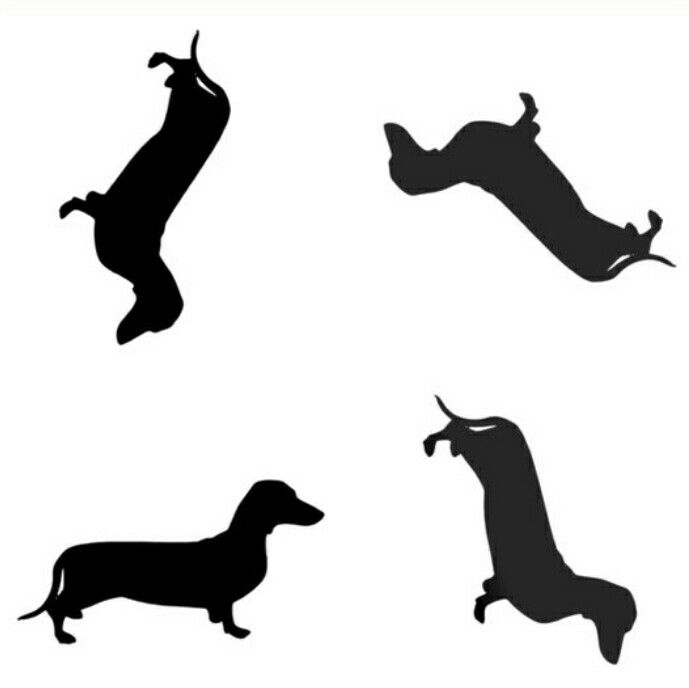 Weiner Dog Silhouette at GetDrawings | Free download