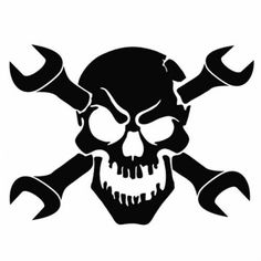 236x236 Welder Skull Decal Welding Cricut, Tattoo