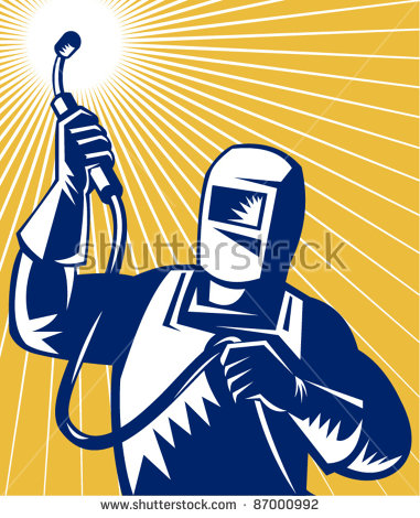381x470 Welder Clipart