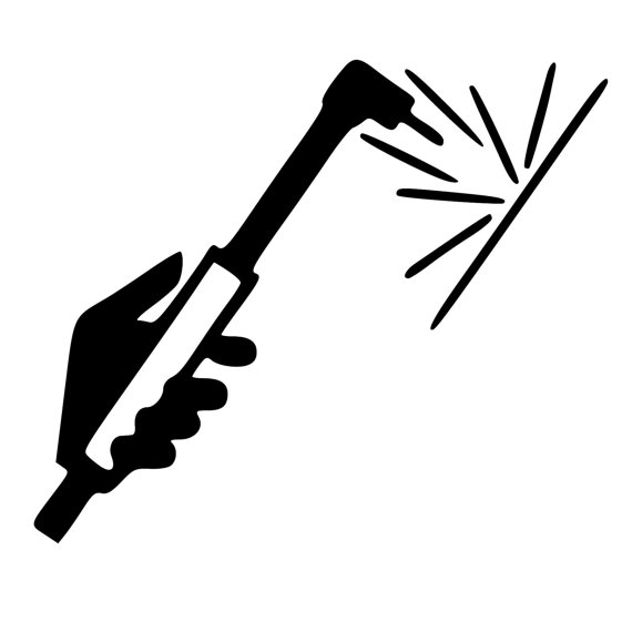 570x570 Welding Die Cut Decal Car Window Wall Bumper Phone Laptop