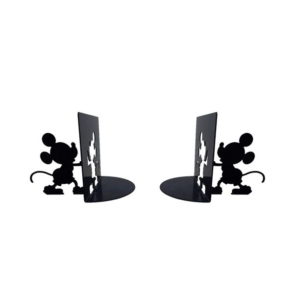 600x600 Michael Graves Disney Black Silhouette Bookends Black Silhouette