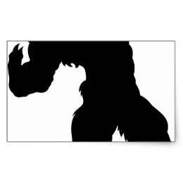 260x260 Werewolf Silhouette Craft Supplies Zazzle
