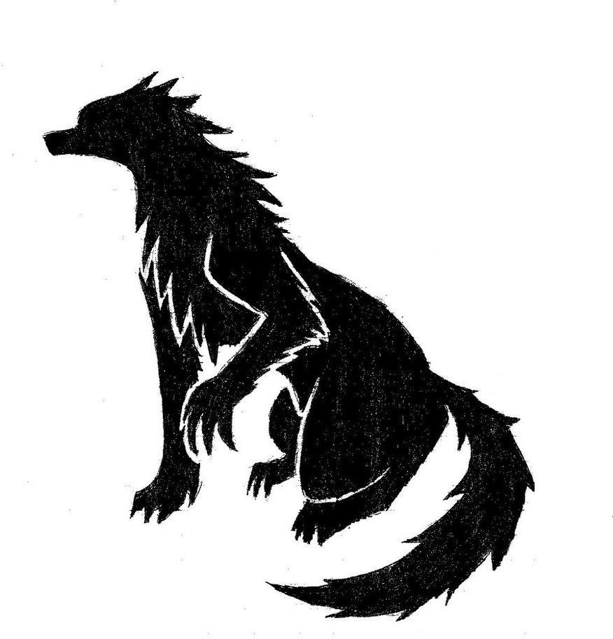876x913 Werewolf Silhouette By Sskarkatss