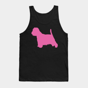 285x285 West Highland White Terrier Pink Silhouette