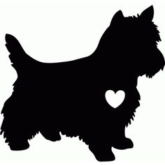 236x236 Westie Silhouette Craft Ideas Silhouettes, Stencil
