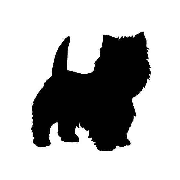 600x600 Westie Silhouette All Things Bright Amp Beautiful