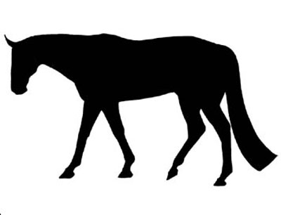 400x306 Horse Stickers, Hunter, Dressage, Western English Riding Apparel