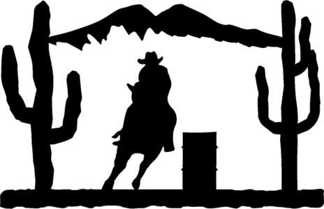 Western Scene Silhouette at GetDrawings | Free download