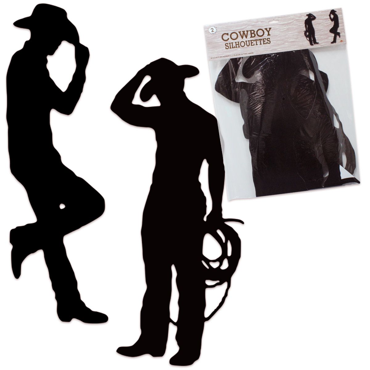 1200x1200 Cowboy Silhouettes