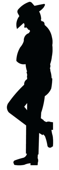 236x674 Gallery Cowboy Clip Art Silhouette,