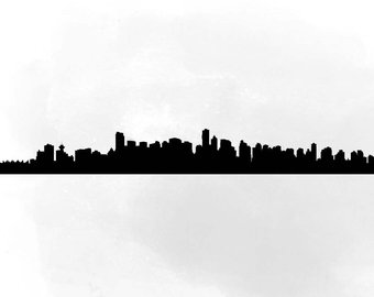 340x270 Building Silhouette Etsy