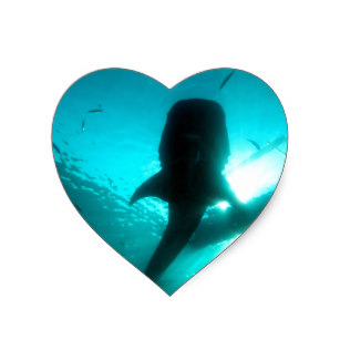 307x307 Shark Silhouette Stickers Zazzle