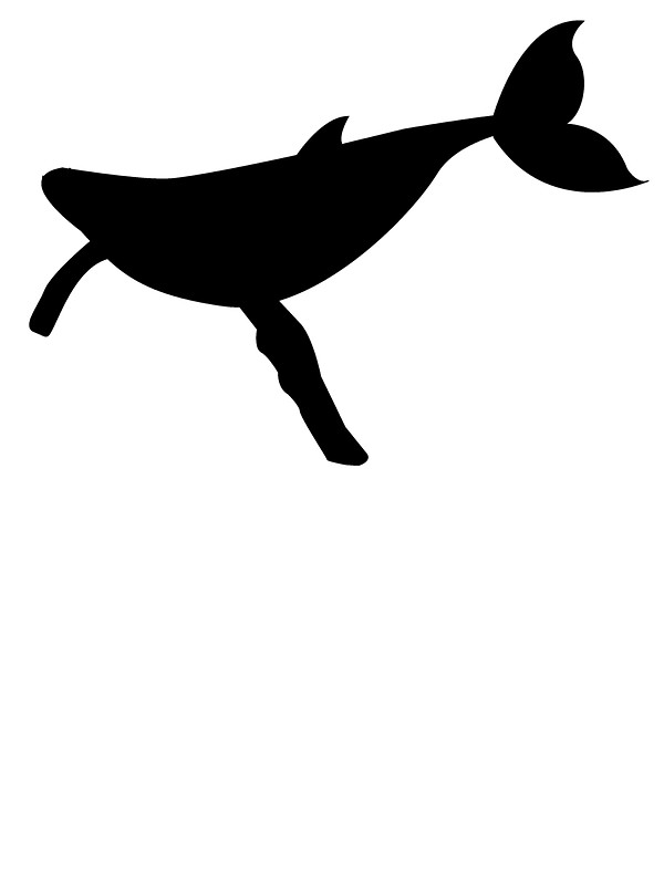 600x800 Whale Silhouette