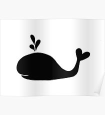 210x230 Whale Silhouette Posters Redbubble