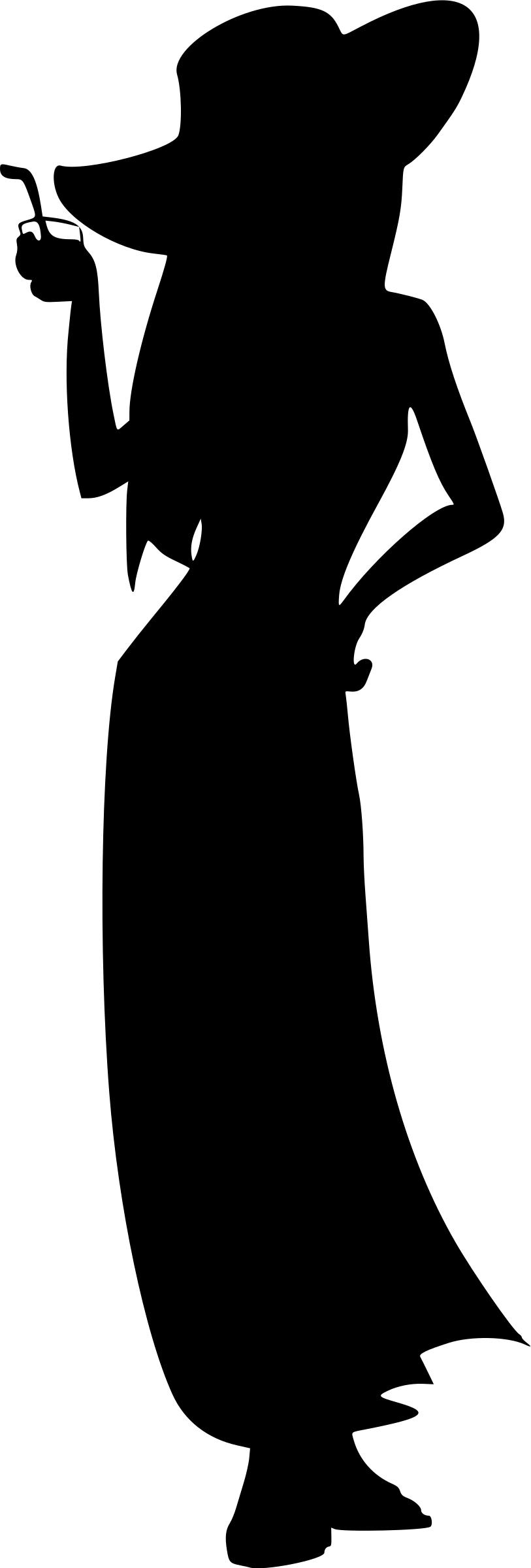 813x2400 Fashion Model Silhouette Icons Png