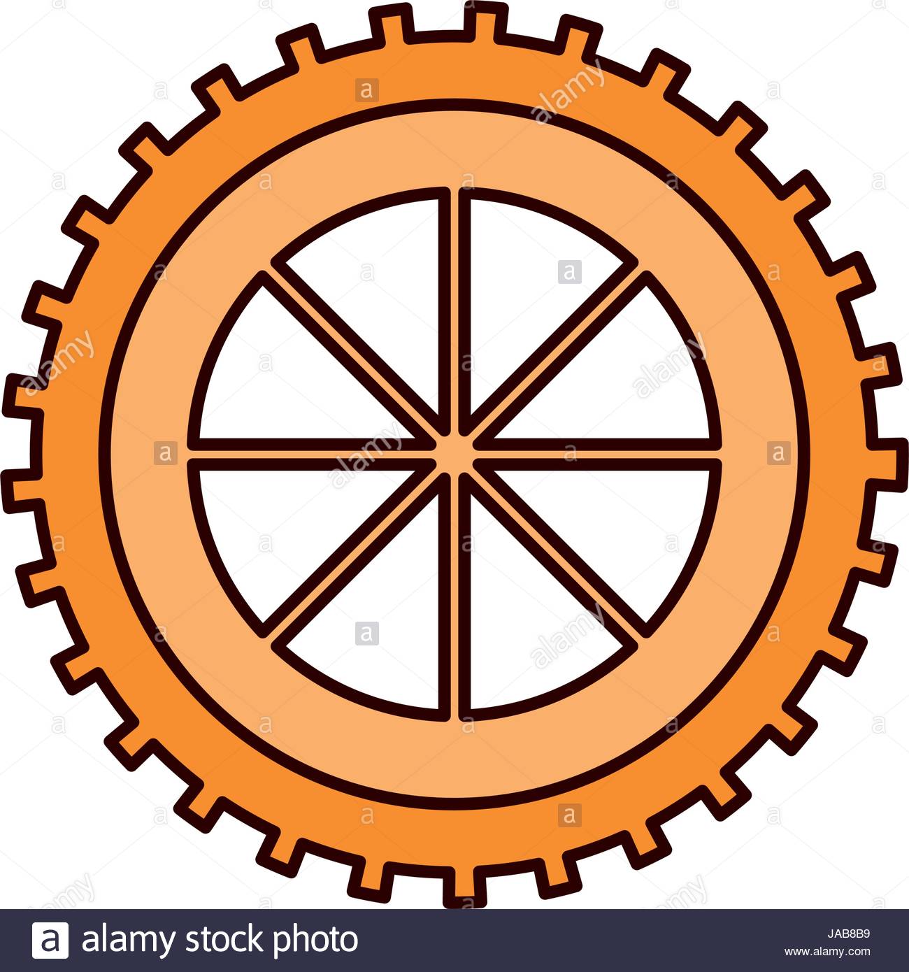 1300x1390 Color Sketch Silhouette Gear Wheel Component Icon Stock Vector Art