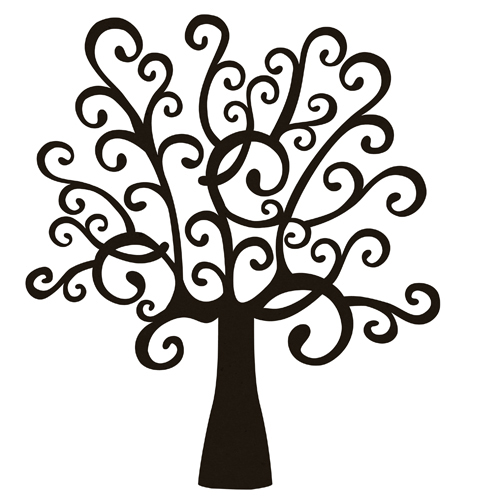 500x500 11 Best Images Of Die Cut Tree