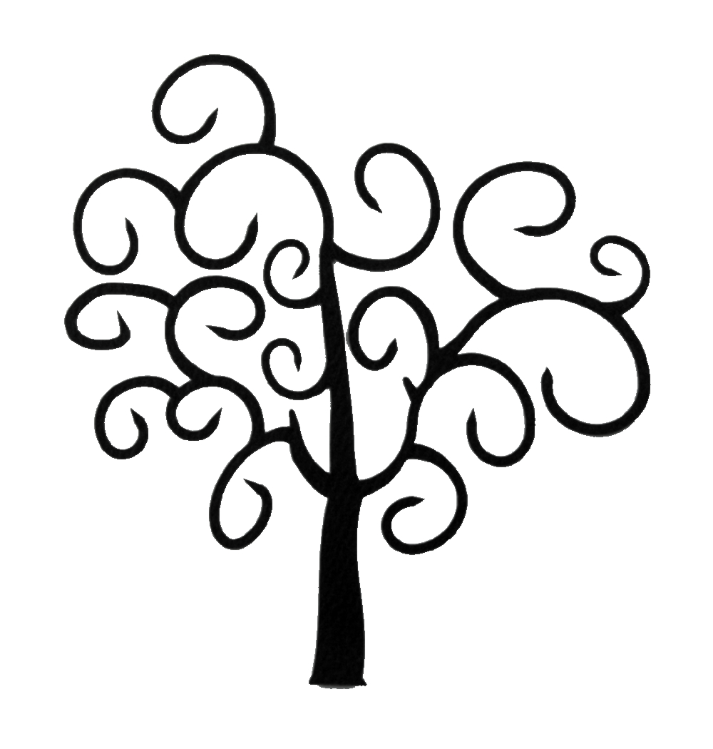 1000x1050 Swirly Tree Cliparts