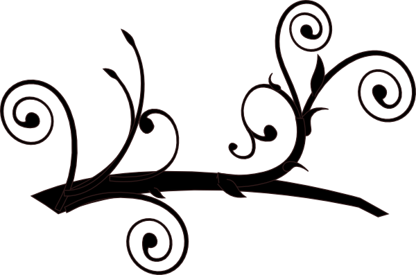 600x397 Whimsical Swirls Clipart